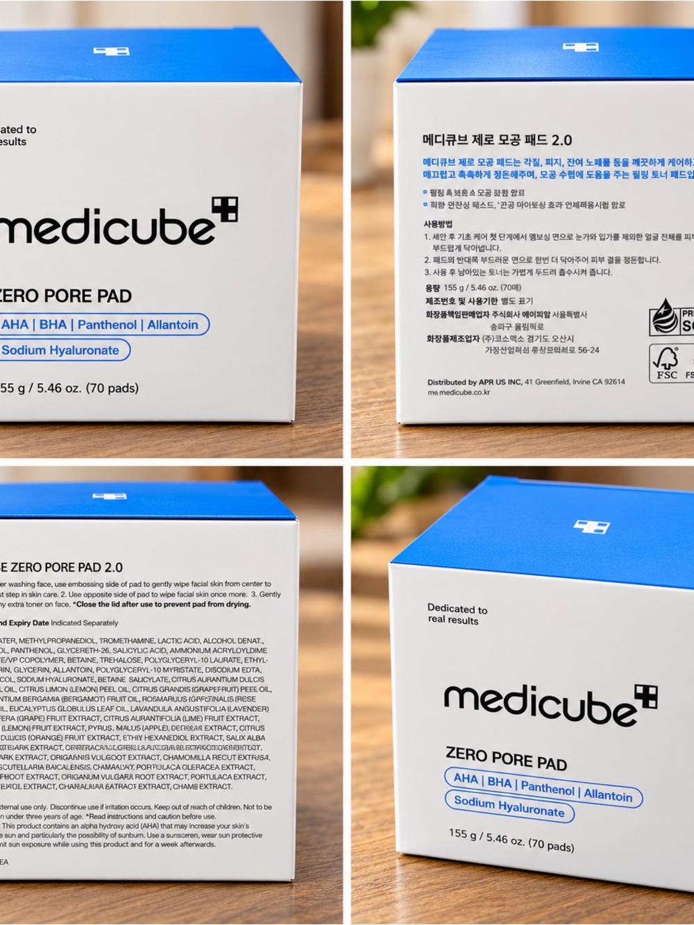 medicube Zero Pore Pad 2.0 — Blue
